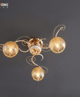 Chandelier-3 Iron+Glass | 01-5016