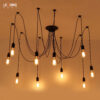 Chandelier SD9001-10 Bulb Black | 01- 5201