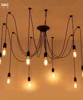 Chandelier SD9001-10 Bulb Black | 01- 5201