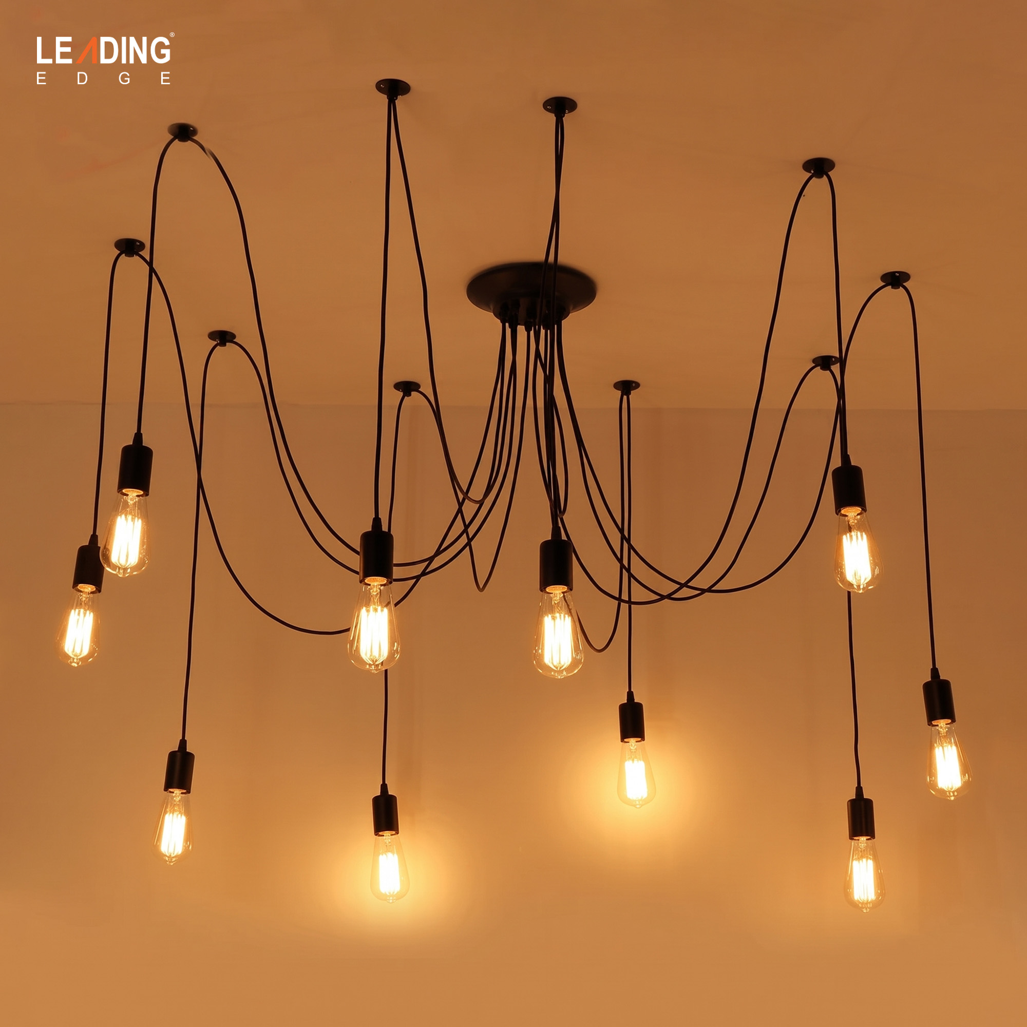 Chandelier SD9001-10 Bulb Black | 01- 5201