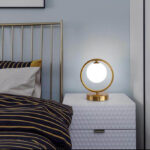 Table Lamp Metal Ball Circle Ring+Gold 01-5064
