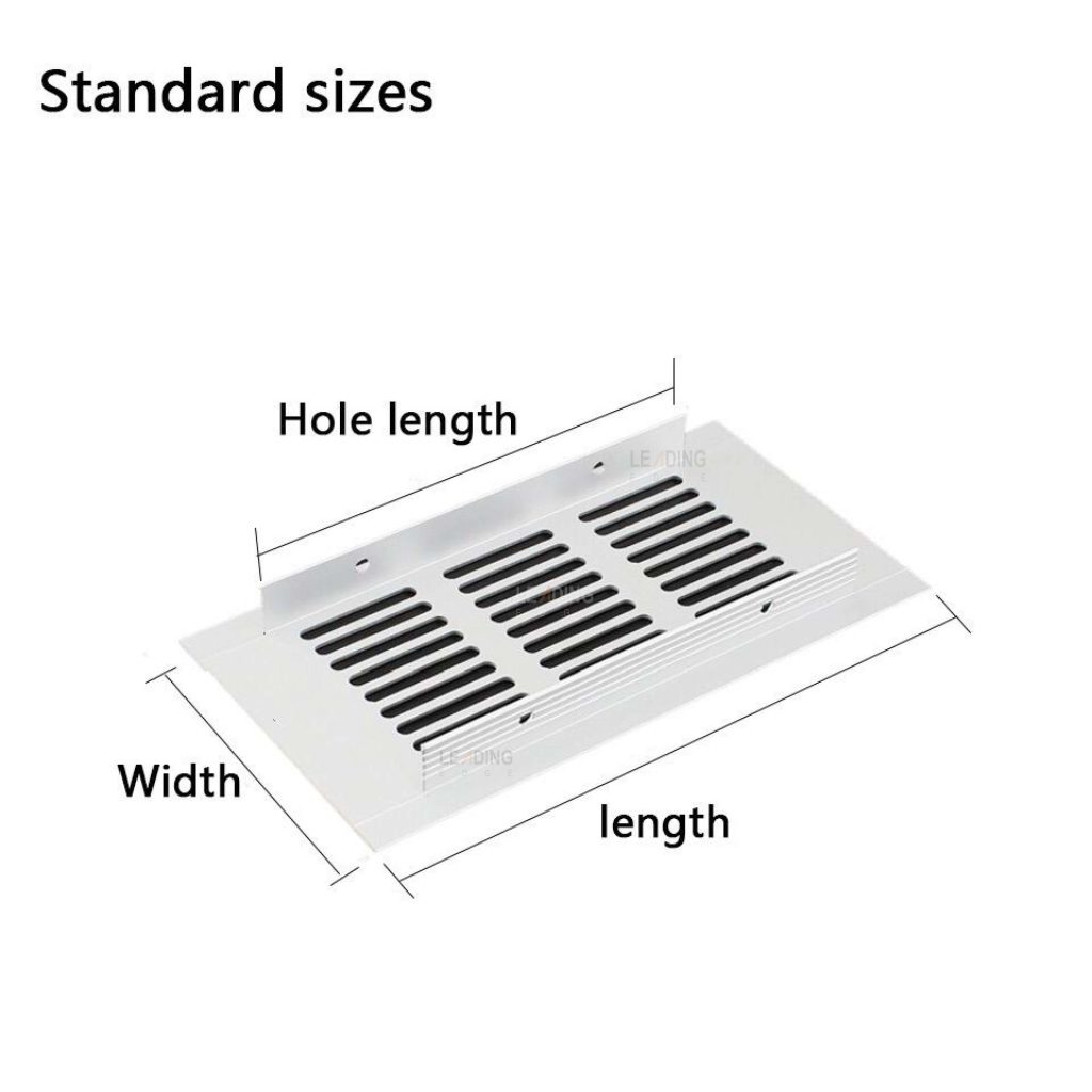 Aluminium Air Ventilation Louver for Cabinet Door - LEADING EDGE