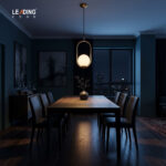 Hanging Light Single Ball Oval Ring 01-5011