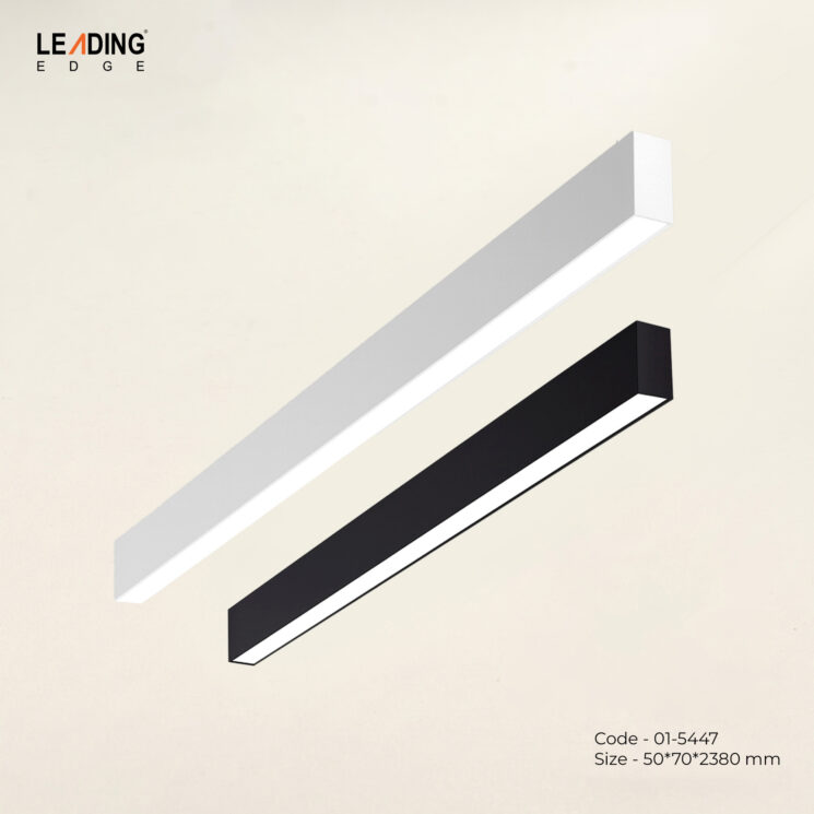 LED Linear Hanging Light Shade Black & White | 01-5447
