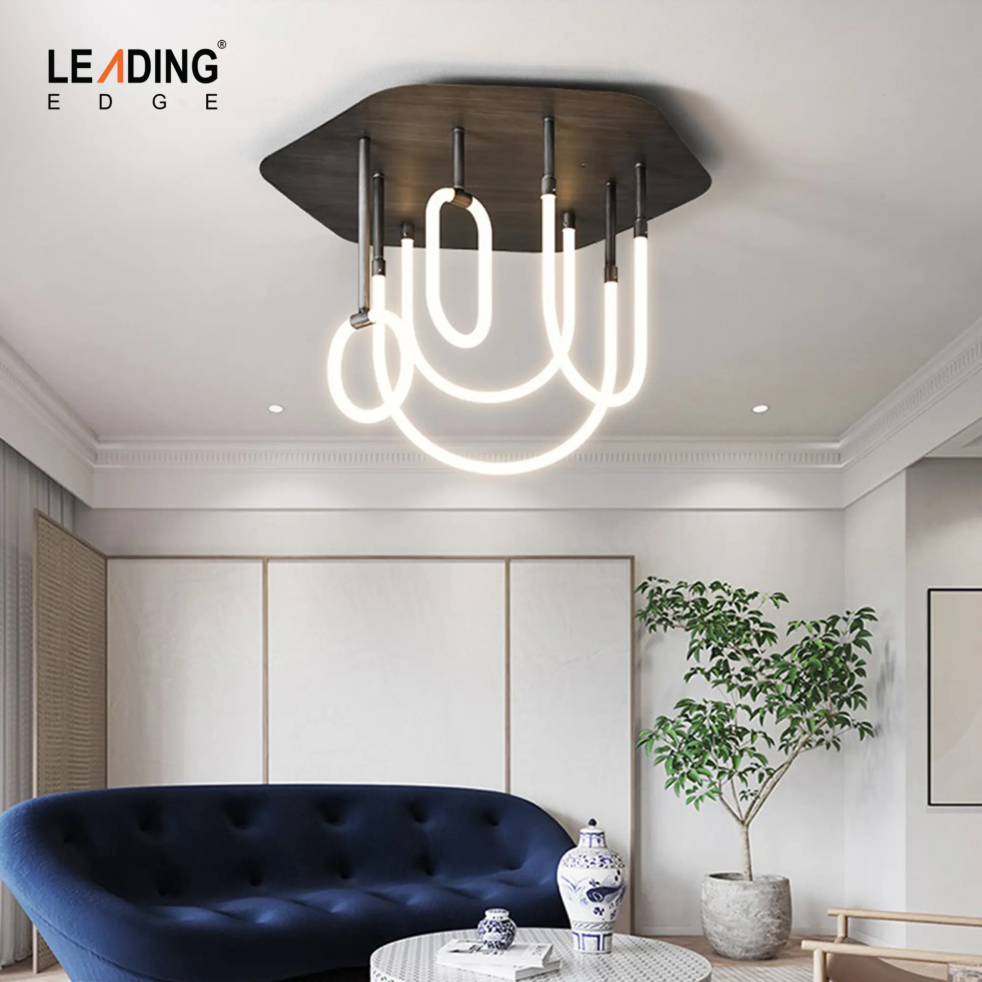 Chandelier Z2132/3+2 Metal Acrylic+Black 01-5514