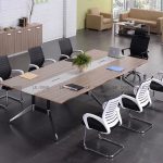 Professional Meeting Table Frame Black+CP | 01-4662