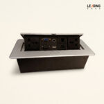 Power Box with Socket Black / Silver 01-1506