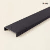 01-3745 Aluminium Edge C-Type Matt Black / Matte Silver | 01-3745