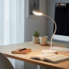 LED Table Lamp 4326, White with Pen Stand 01-5031