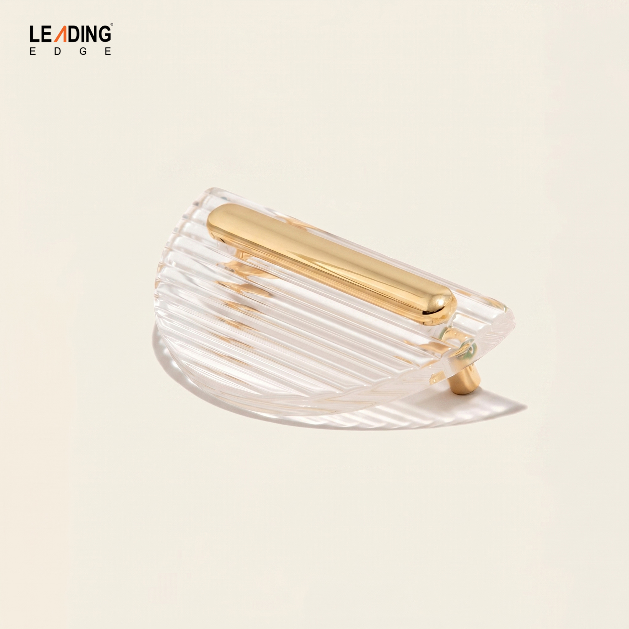2632 Furniture Handle Gold+Clear 01-2632
