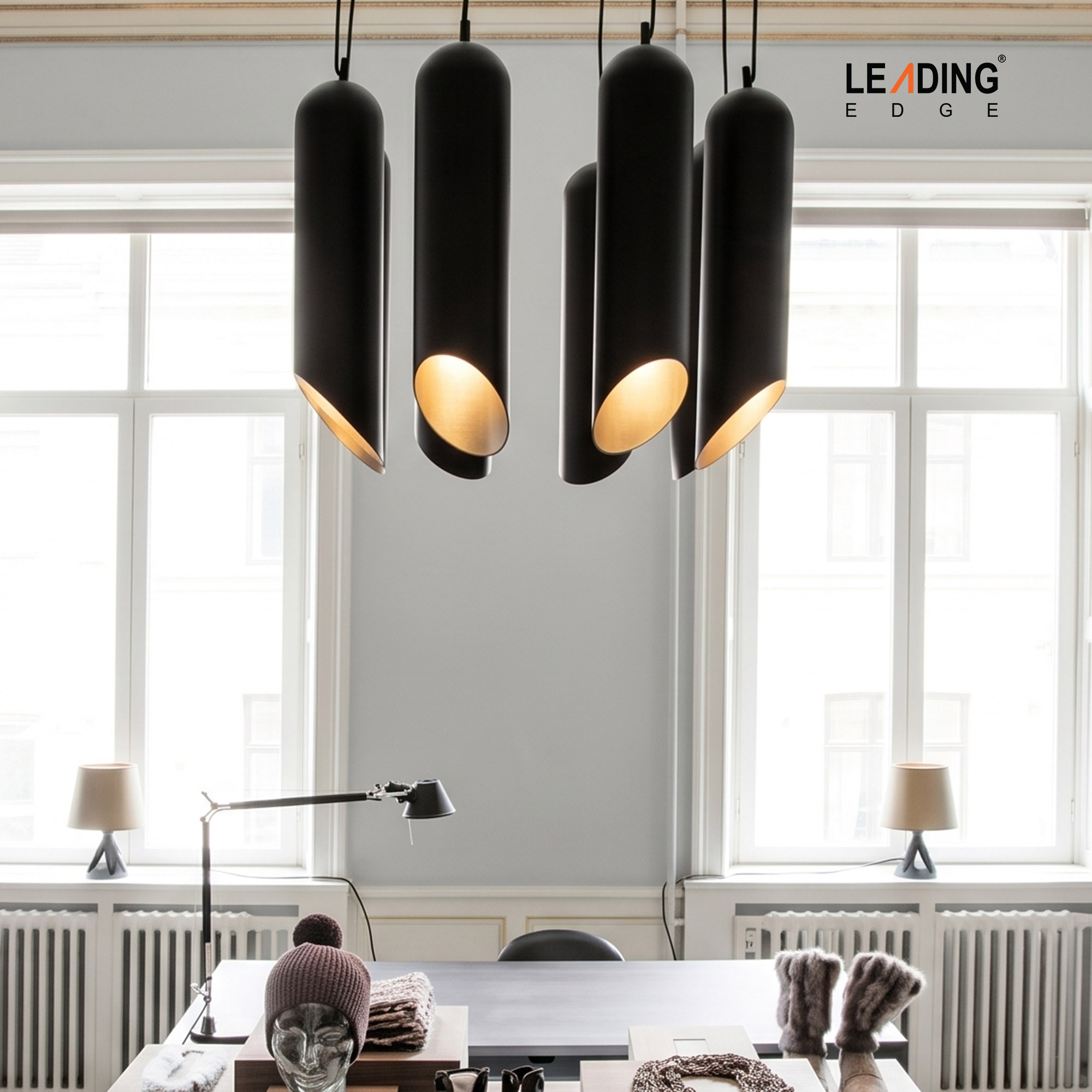 Celling Lamp Small-White/ Black 01-4955