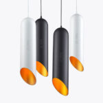 Celling Lamp Small-White/ Black 01-4955