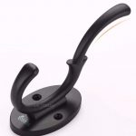 Coat Hook Matte Black / AB Single 01-3822