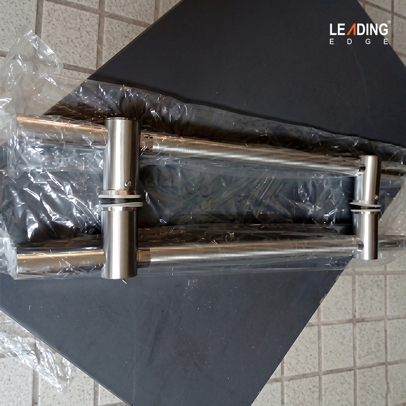 Glass Door Handle SS Dots | 01-2819