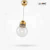 Celling Lamp Clear+Golden 01-5020