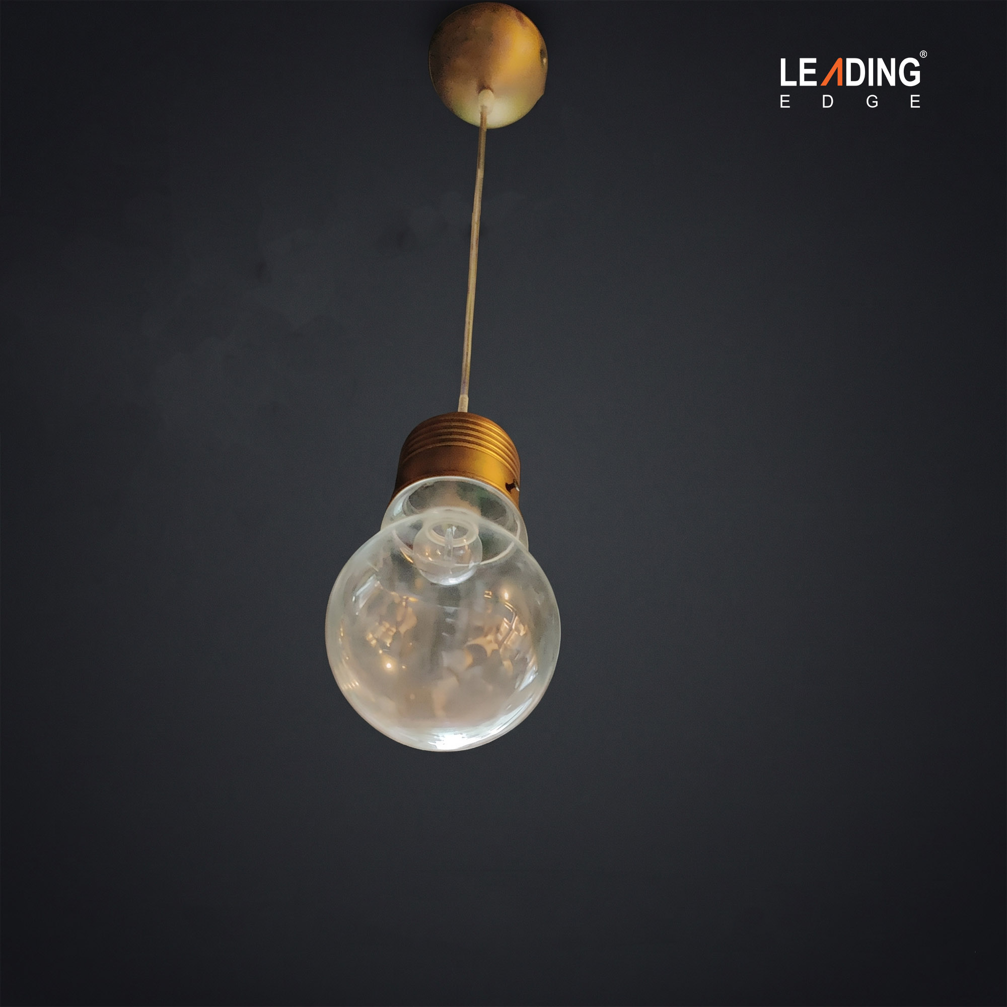 Celling Lamp Clear+Golden 01-5020