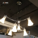 Chandelier Iron+Glass 01-5016