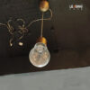 Celling Lamp Clear+Golden 01-5020