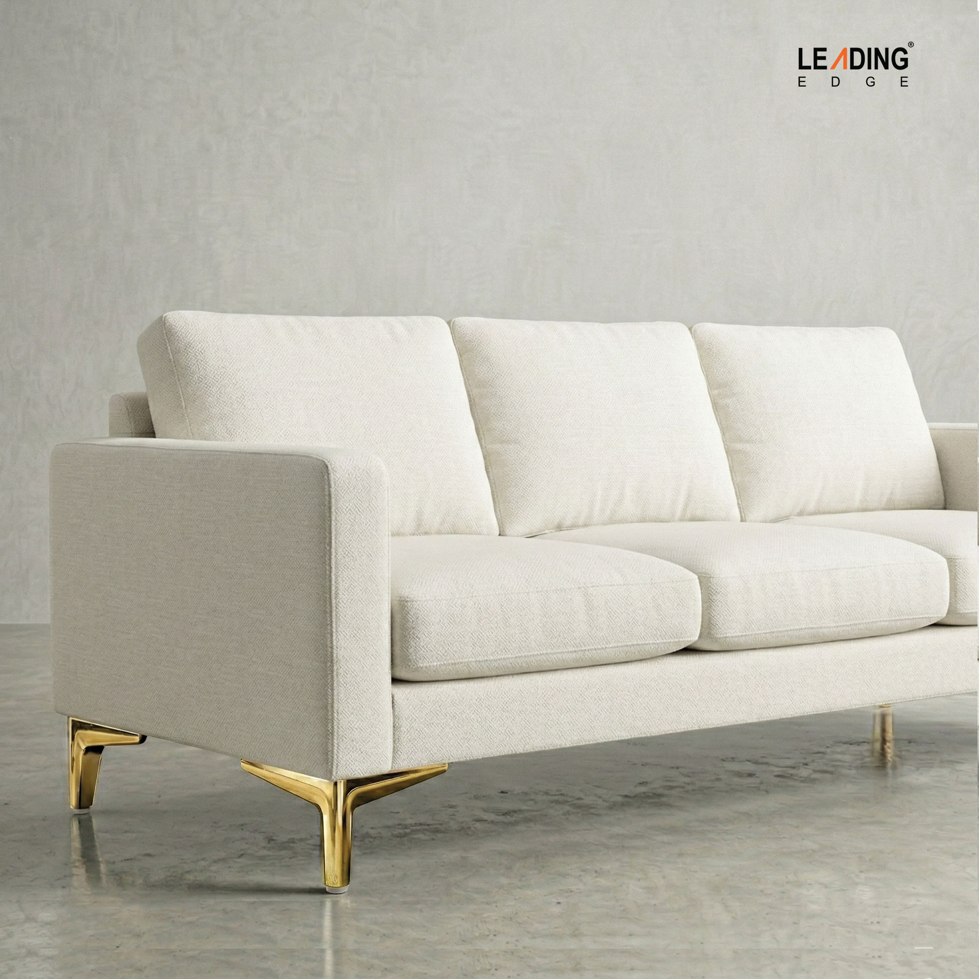 Sofa Leg, 150 mm, Gun Black/ Black/ Titanium 01-0136