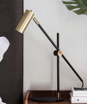 Table Lamp Black + Gold 01-5076