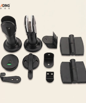 Toilet Partition Fitting SS / Light Black Left / Right 01- 0223