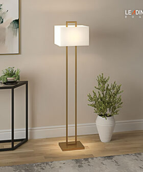 Floor Lamp Metal Gold+White 01-4807
