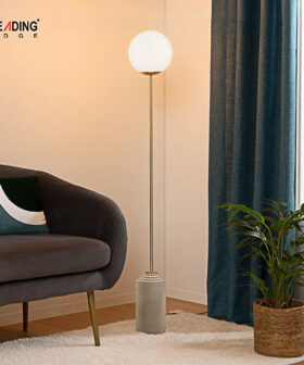 Floor Lamp Gold+White, 01-4811