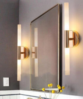 Wall Light Gold & White 01-4209