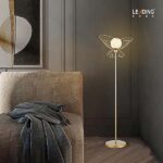 Floor Lamp Mesh Gold 01-4814