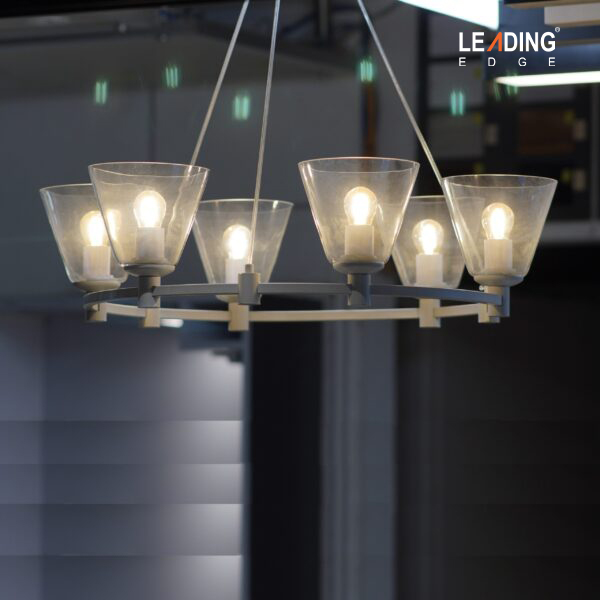 Chandelier Metal With Glass 01-5225