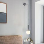 Wall Light Metal Ball+Black 01-4217