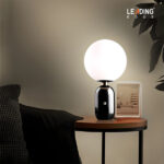 Table lamp Metal+Glass /Black 01-5095