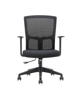 Revolving Chair, Black Mesh/Black Seat/Black Base 01-5129