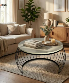 Silva Wire Base Coffee Table
