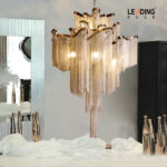 Chandelier-  Metal+Gold 01-5245