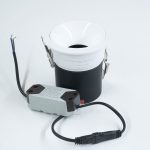 LED Light Spot Ф75*90mm/12w/3000k/White+Black 01-6104