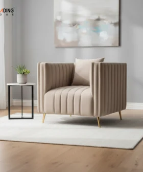 Single Sofa Metal + Fabric 50-6703