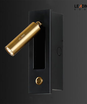 Wall Spot Light Metal Gold+Black 01-4226