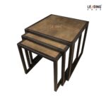 Coffee Table 545-490-430mm  3Pcs/Set MS Black 50-4612