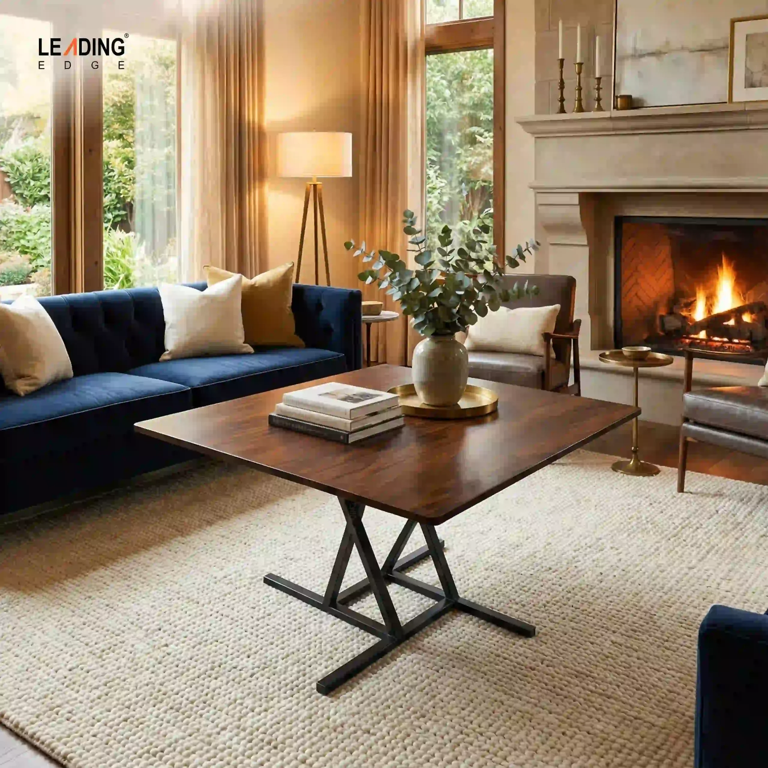 Table Frame Metal Black+Uv Top 50-4630