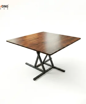 Table Frame Metal Black+Uv Top 50-4630