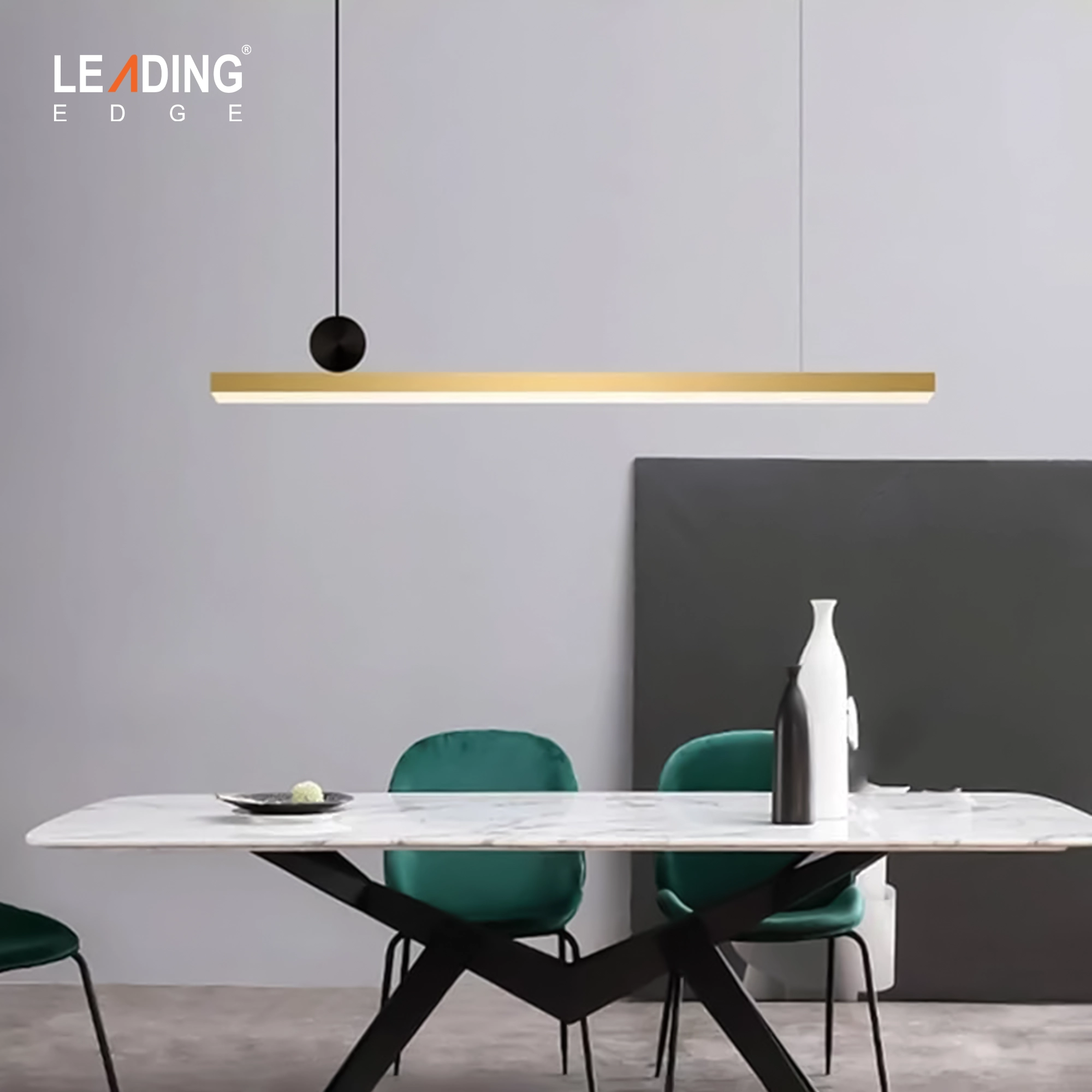 Chandelier Metal+Bronze 01-5505