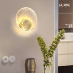 Wall Light Metal Bronze+Clear 01-4239