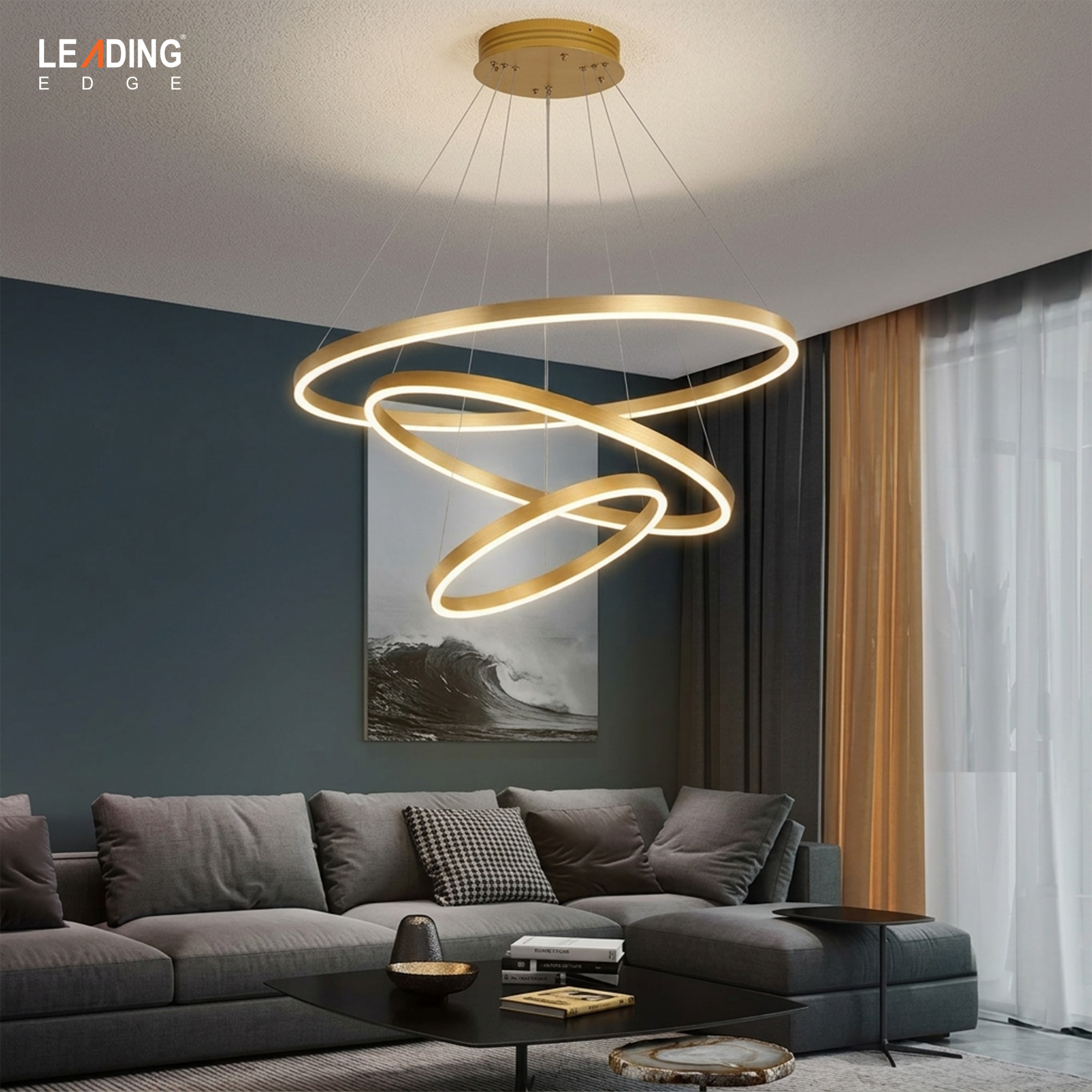 Chandelier Gold | 01-4954