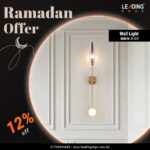 Wall Light Metal+Glass/Gold 01-4222