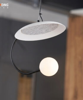 Hanging Light White & Black | 01-5286