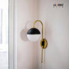 Wall Light Black+Gold 01-4220