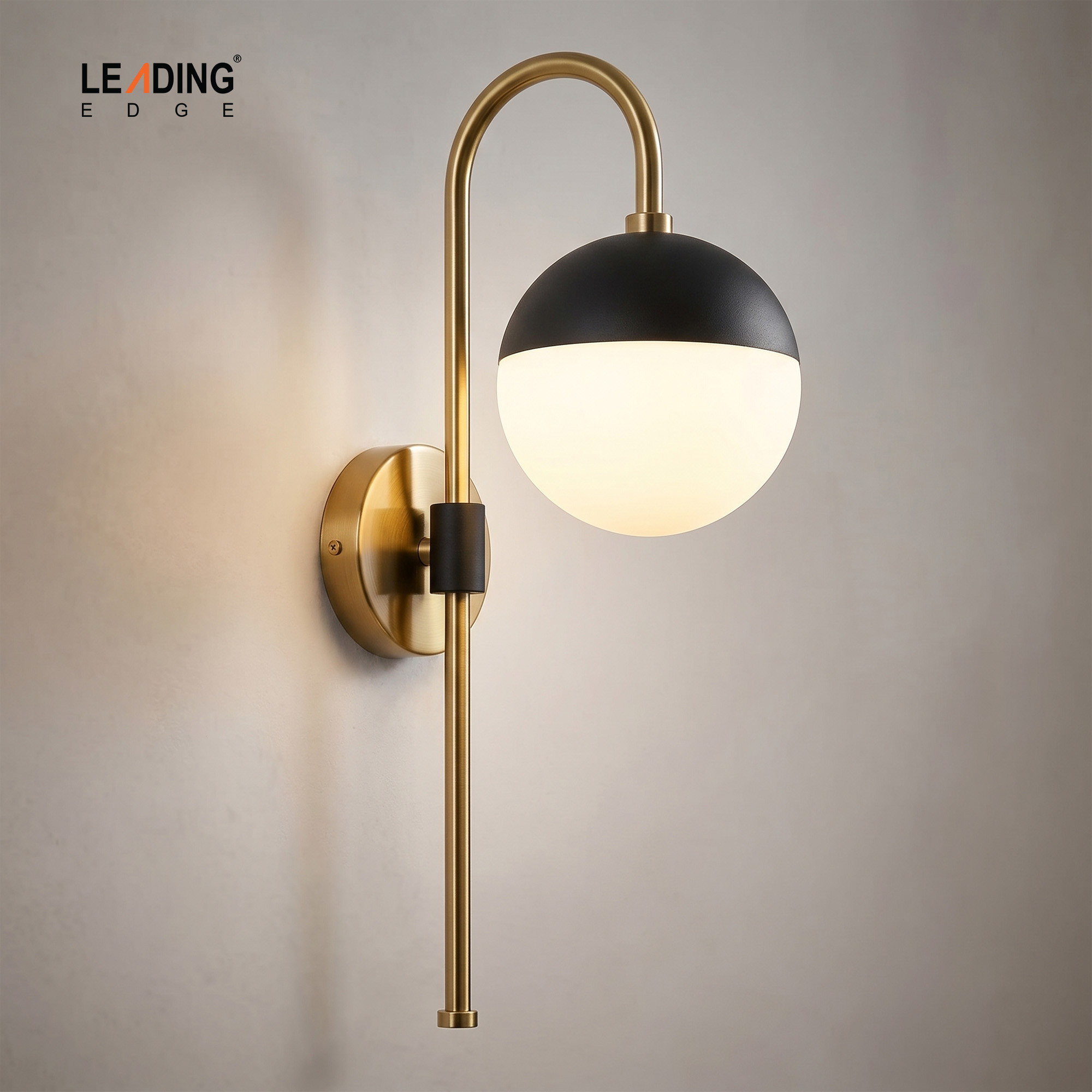 Wall Light Black+Gold 01-4220