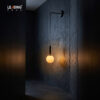 Wall Light Metal Ball+Black 01-4217