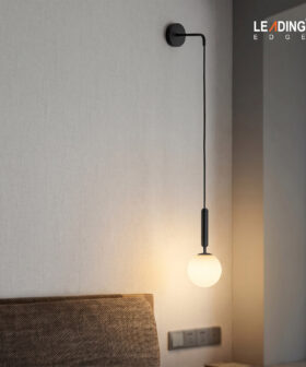 Wall Light Metal Ball+Black 01-4217